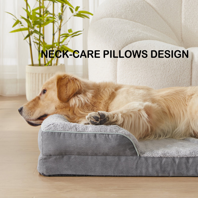 Tucker Murphy Pet™ Orthopedic Dog Bed For Medium Dogs, Waterproof Thick